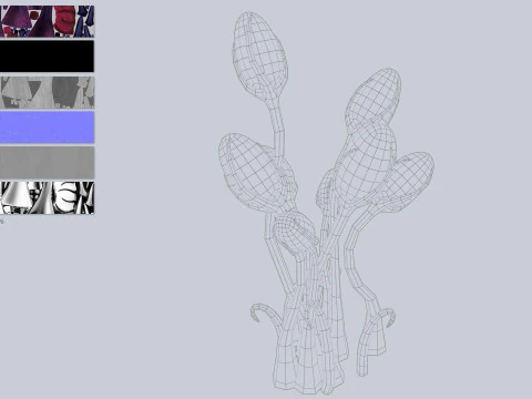 Alien plant 3D Model