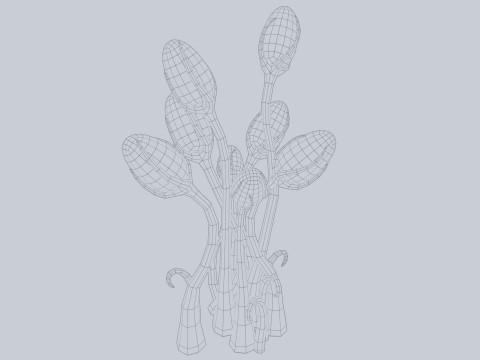 Alien plant Modèle 3D