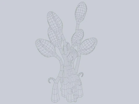 Alien plant 3D Model