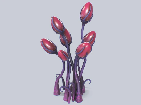 Alien plant 3D Model