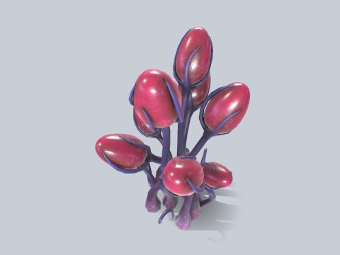 Alien plant Modèle 3D