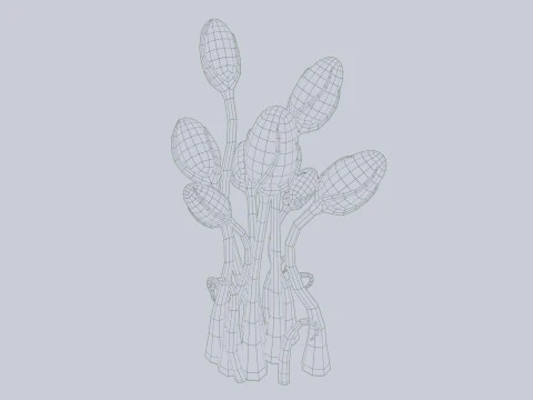 Alien plant 3D Model