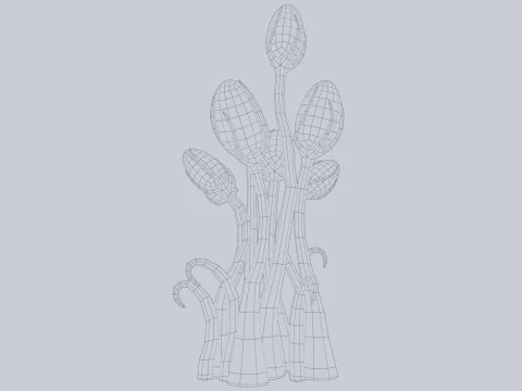 Alien plant 3D Model