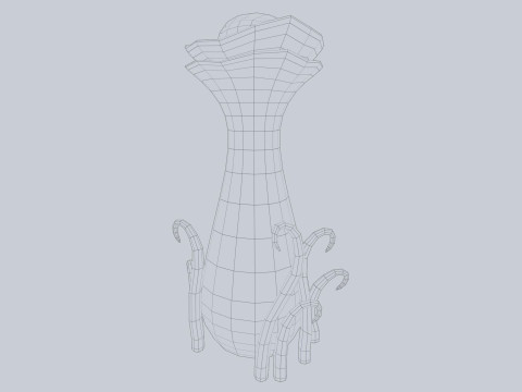 Alien plant 3D 모델