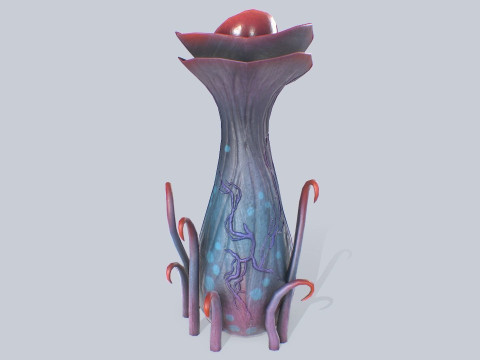 Alien plant 3D 모델