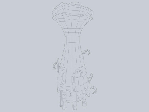 Alien plant 3D 모델