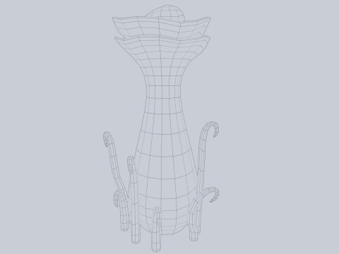 Alien plant 3D 모델