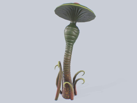 Alien plant Model 3D
