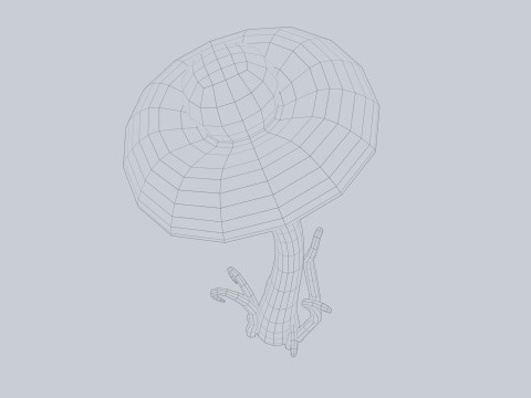Alien plant Model 3D