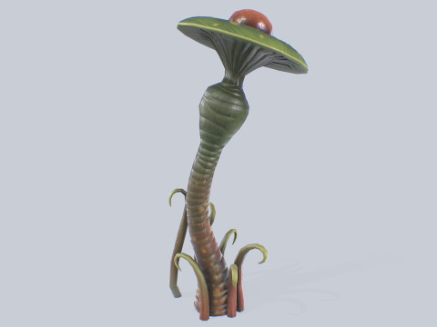 Alien plant Model 3D