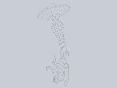 Alien plant Model 3D