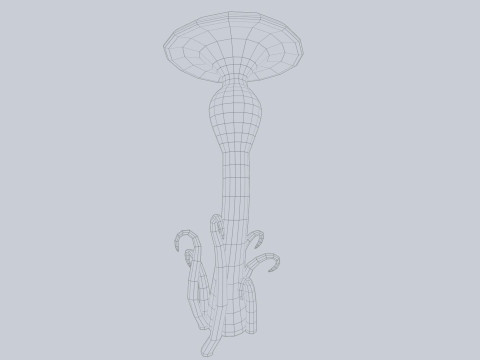 Alien plant Model 3D