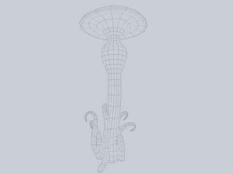 Tanaman asing Model 3D