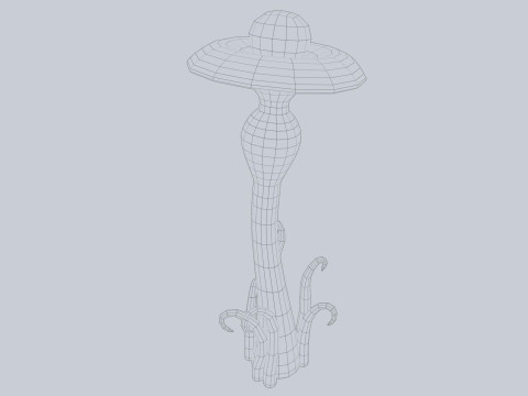 Alien plant Model 3D
