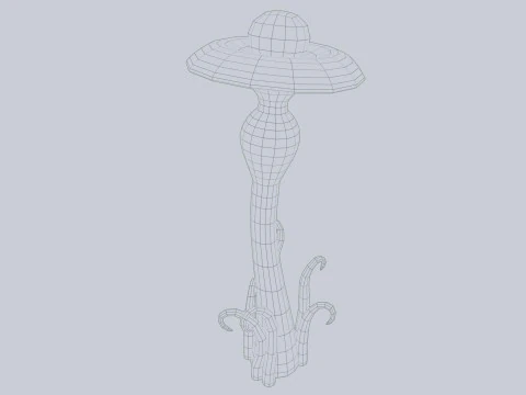 Tanaman asing Model 3D