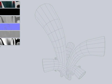 Alien plant 3D Model