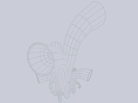 Alien plant 3D Model