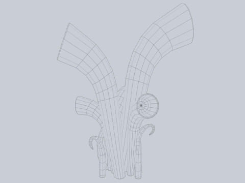 Alien plant 3D Model