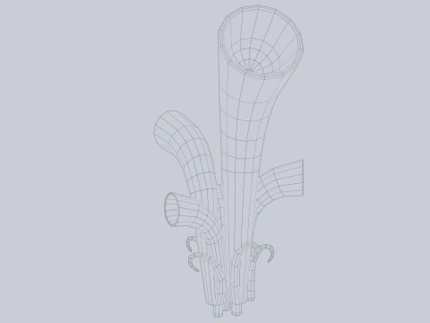 Alien plant 3D Model