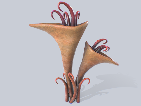 Alien plant 3Dモデル
