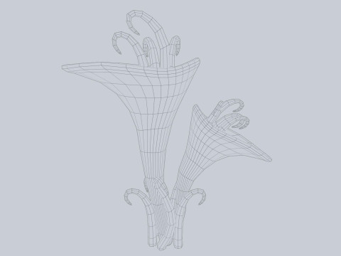 Alien plant 3Dモデル