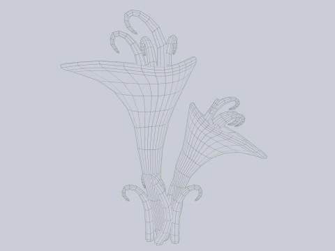 Alien plant 3D Model