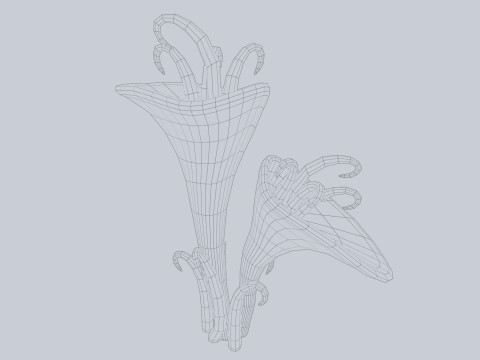 Alien plant 3Dモデル