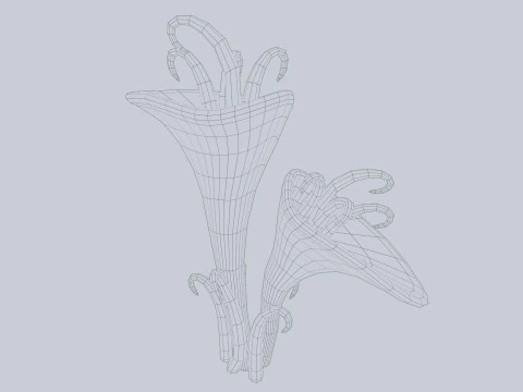 Alien plant 3D Model