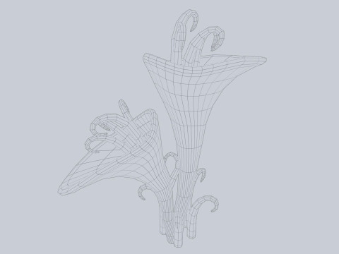 Alien plant 3Dモデル