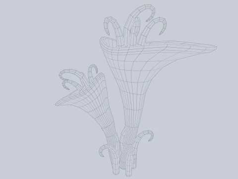 Alien plant 3D Model