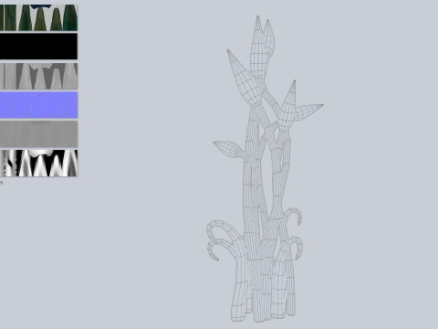 Alien plant 3D 모델