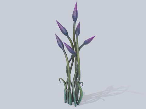 Alien plant 3D 모델