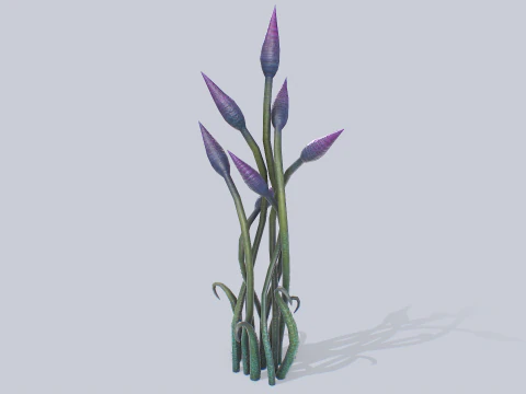 Buitenaardse plant 3D Model