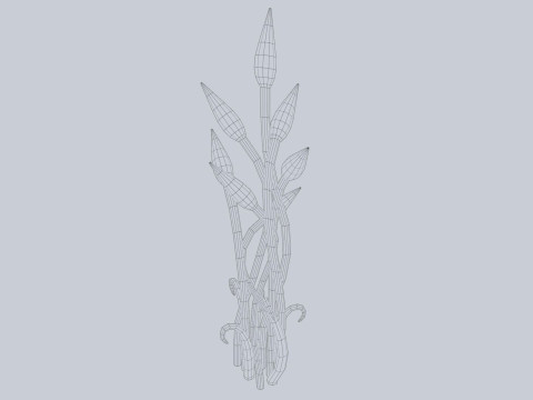 Alien plant 3D 모델