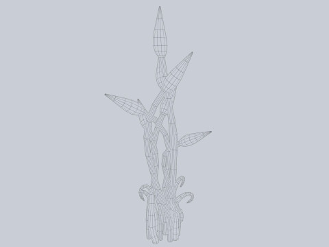 Alien plant 3D 모델