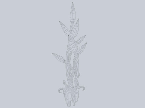 Alien plant 3D 모델
