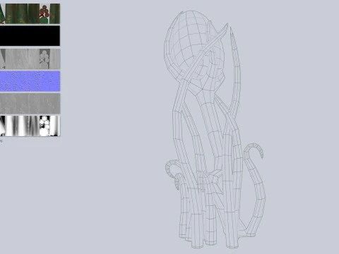 Planta alien&iacute;gena Modelo 3D