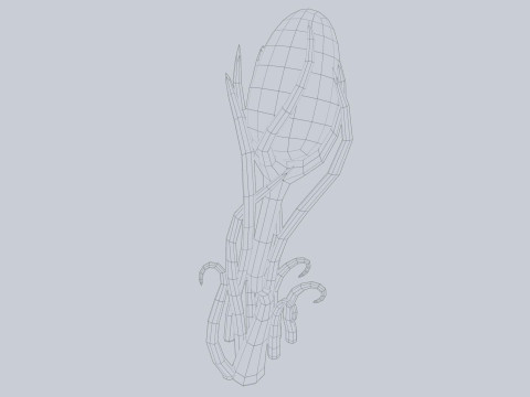 Alien plant 3D Модель