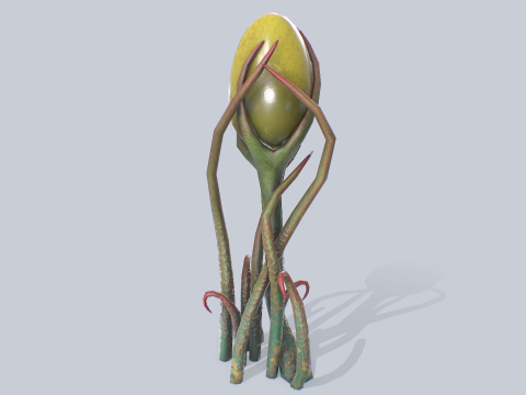 Alien plant 3D Модель