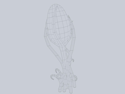 Alien plant 3D Модель