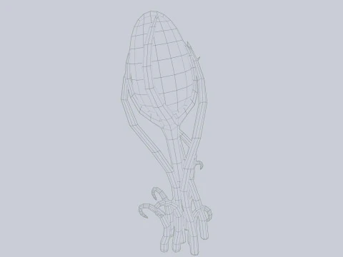 Planta alien&iacute;gena Modelo 3D