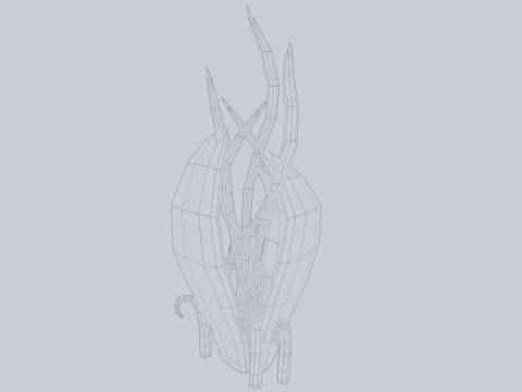 Alien plant 3D Model