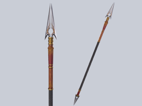 Draconic spear 3D Model