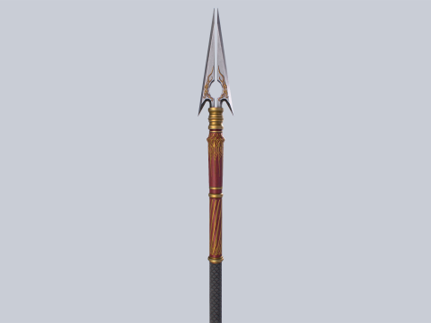 Draconic spear 3D मॉडल