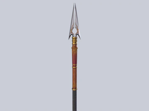 Draconic spear 3D Model