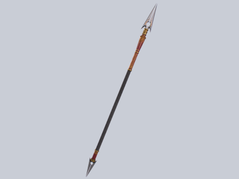 Draconic spear 3D मॉडल