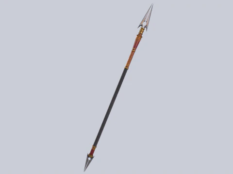 Draconic spear 3D Model