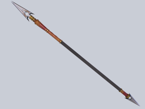 Draconic spear 3D मॉडल