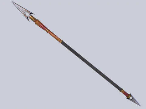 Draconic spear 3D Model