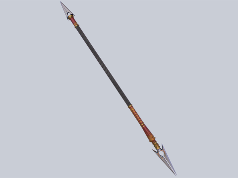 Draconic spear 3D मॉडल